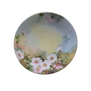 Antique Tressemann & Vogt marked T & V Limoges France‎ Plate Floral Stamped Mark